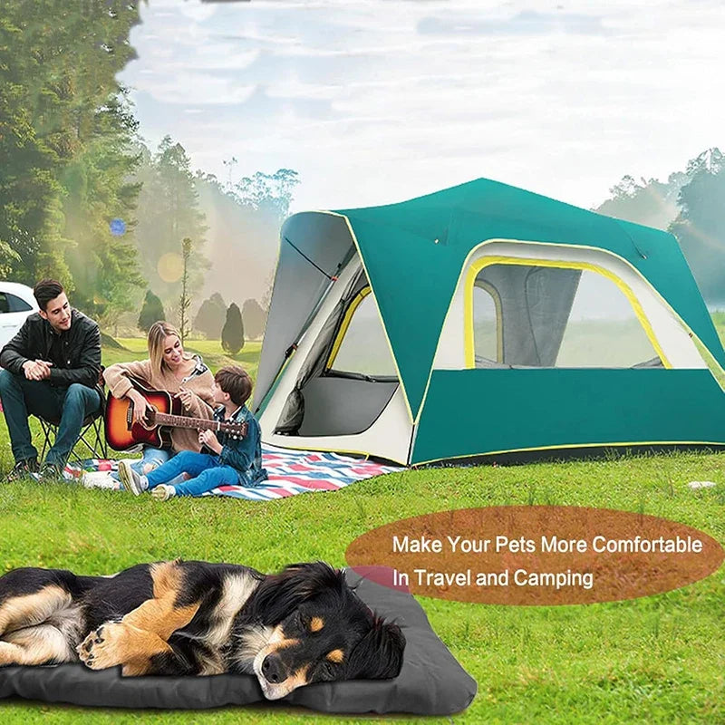 Foldable Outdoor Waterproof Dog Bed Blanket Picnic Dog Mat Car Seat for Small Medium Large Dogs Portable Camping Travel Pet Pad