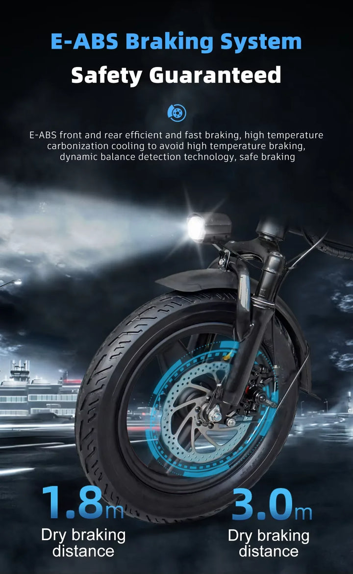 DEEPOWER K300 Electric Bike 400W 48V 30AH Adult Folding Electric Bicycle With Basket Mini Ebike for Urban Commuter Man Woman