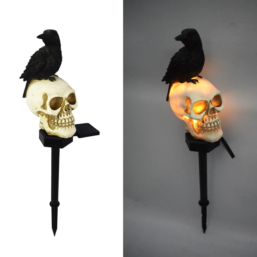 Halloween Outdoor Light Skeleton Ghost Horror Grimace Lighting Garden Decoration