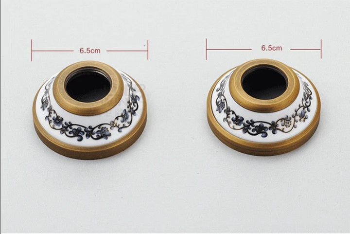 Antique Luxury Bathroom Shower Faucet Copper Black Bathtub Faucet Shower Set Wall Mounted 2 Handles Shower