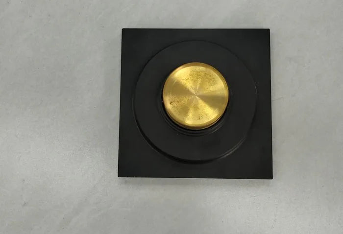 Brass Matte Black Square Style rolse gold Floor Drainer gold Waste drain Bathroom brushed nickel Shower Drain DR087