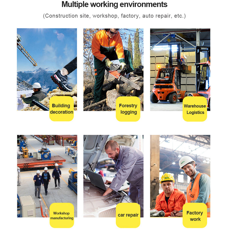 Insulation Men Work Boots Puncture-Proof Safety Shoes Steel Toe Welder Protective Shoes Indestructible Shoes