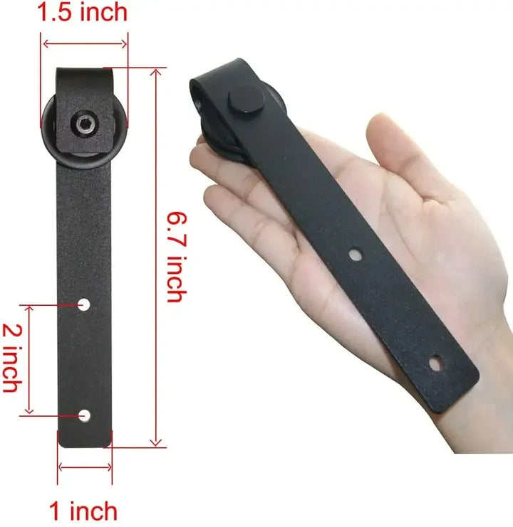 Gifsin-Sliding Door Hardware Drawer Slides Kit, Double Door TV Stands, Wardrobe Cabinets, Furniture Slide