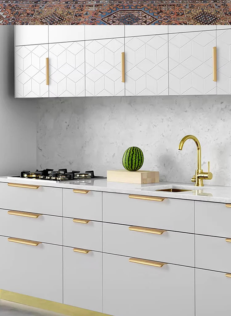 Hidden Cabinet Pulls Drawer Knobs Bedroom Door Handles Aluminum Alloy Kitchen Cupboard Door Pulls Furniture Handle Hardware