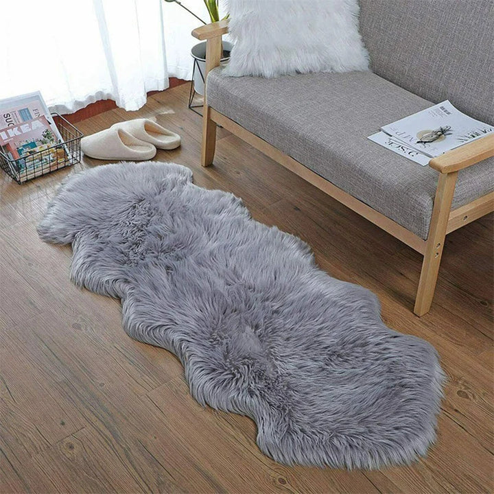 Imitation Sheepskin Carpet Fluffy Plush Rugs Kids Luxury Fur Bedroom Bedside Carpet Living Room Sofa Area Rug Faux Wool Carpet
