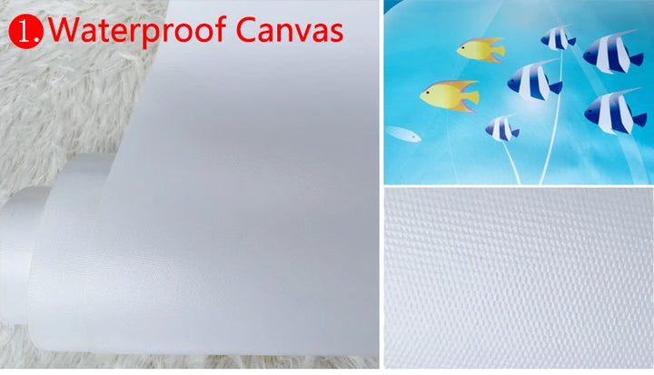 Custom 3D Stereo Window Views Garden Pool Photo Wallpaper Landscape Wall Decor Embossed Paper Wallpaper