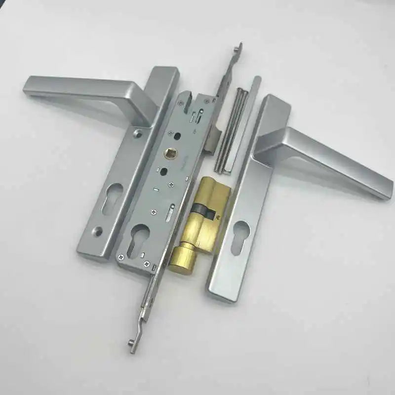 Broken Bridge 8525/9230 Series Screen Door Double Door Aluminum Alloy Black And White Gold And Silver High Low Door Lock Handle
