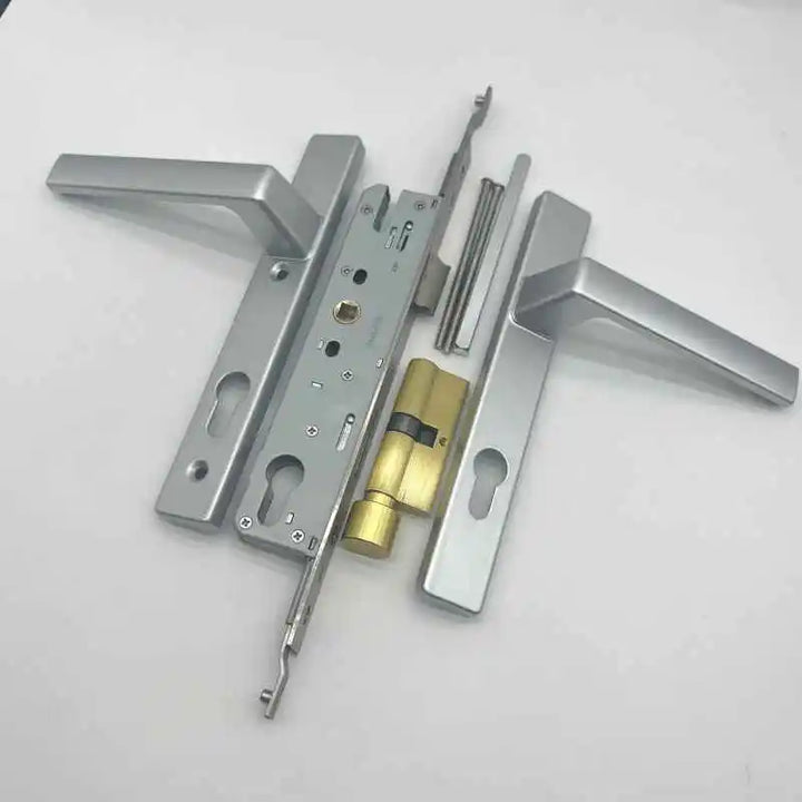 Broken Bridge 8525/9230 Series Screen Door Double Door Aluminum Alloy Black And White Gold And Silver High Low Door Lock Handle