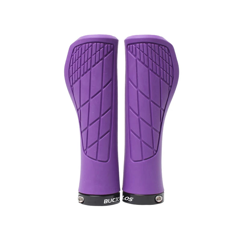 BUCKLOS Bicycle Handlebar Grip Ergonomic Lock on Bike Handle Cover Shock-absorbing Cycling Handles Bar Soft Mtb Grips