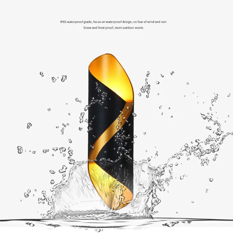 Creative Spiral Design LED Wall Light 10W Indoor Outdoor Waterproof Lamp Modern Nordic Terrace Corridor Courtyard Decor Lights