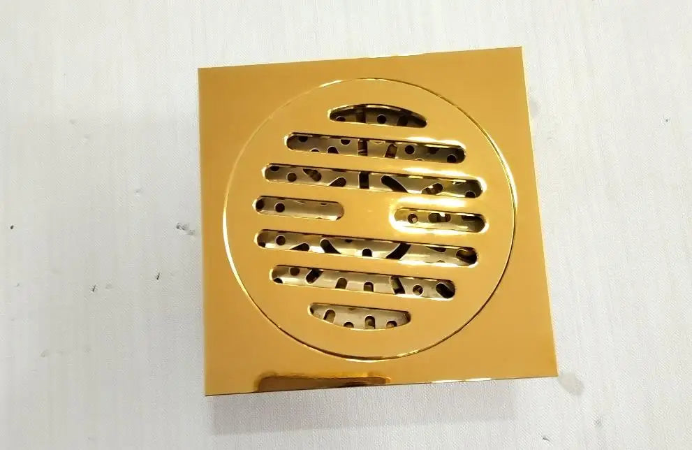 Brass Matte Black Square Style rolse gold Floor Drainer gold Waste drain Bathroom brushed nickel Shower Drain DR087