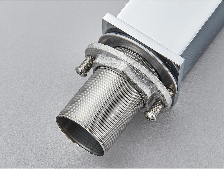 Brushed Nickel Basin Faucet Black Bathroom Faucet Deck Mounted Basin Sink Tap Mixer Hot & Cold Water Stainless Steel Faucet