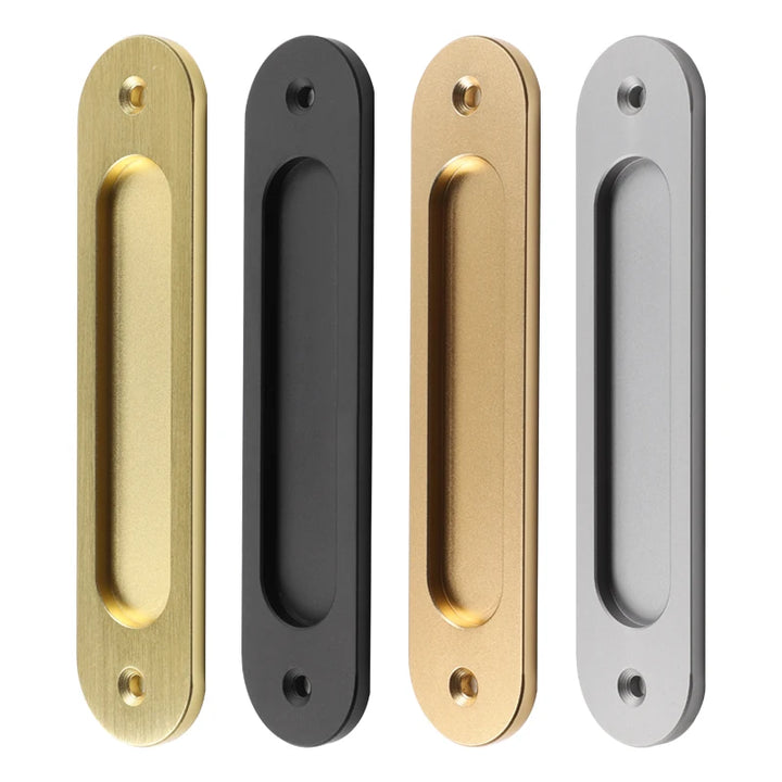 BON Paste sliding door handle kitchen door barn door aluminum door glass sliding door without punching sliding door fastener