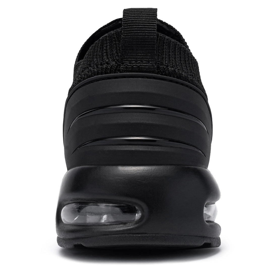 LARNMERN Steel Toe Shoes for Women Air Cushion Lightweight Work Shoes Slip On Safety Sneakers Comfortable