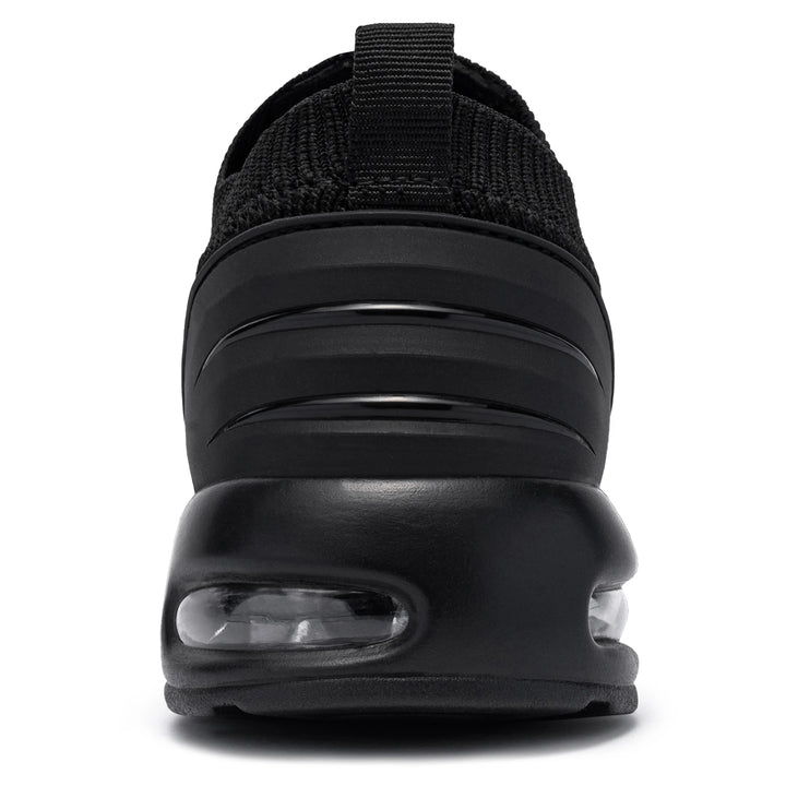 LARNMERN Steel Toe Shoes for Women Air Cushion Lightweight Work Shoes Slip On Safety Sneakers Comfortable