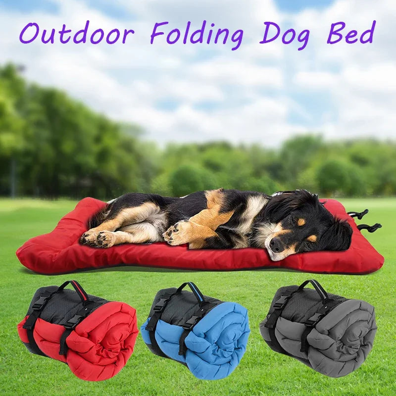 Foldable Outdoor Waterproof Dog Bed Blanket Picnic Dog Mat Car Seat for Small Medium Large Dogs Portable Camping Travel Pet Pad