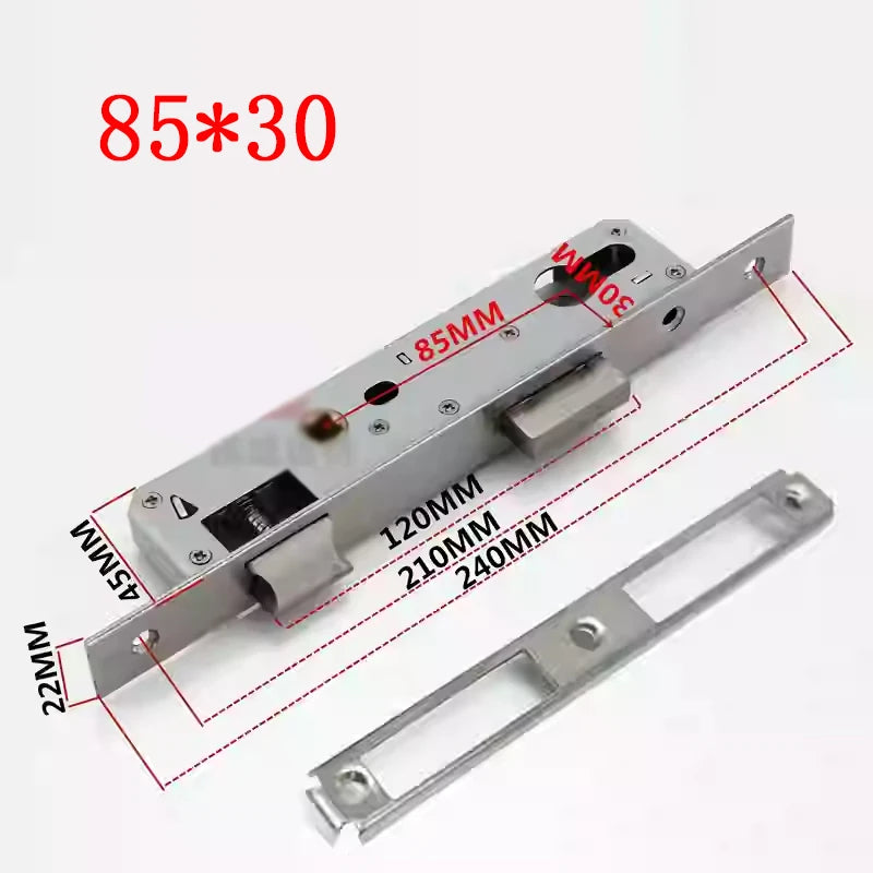 Broken Bridge 8525/9230 Series Screen Door Double Door Aluminum Alloy Black And White Gold And Silver High Low Door Lock Handle