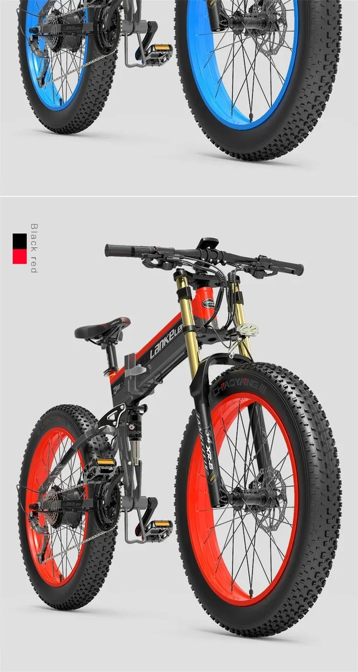 Ebike XT750 PLUS Adult 1000w48v17.5ah Battery Electric Bicycle 26 inch fat Tire Mountain Off road Electric Bicycle