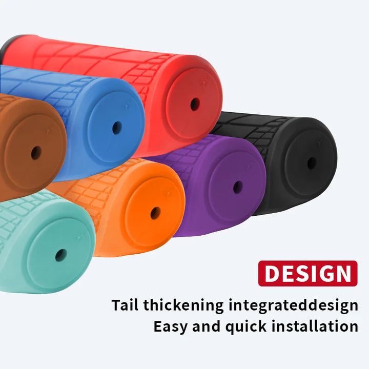 BUCKLOS Bicycle Handlebar Grip Ergonomic Lock on Bike Handle Cover Shock-absorbing Cycling Handles Bar Soft Mtb Grips