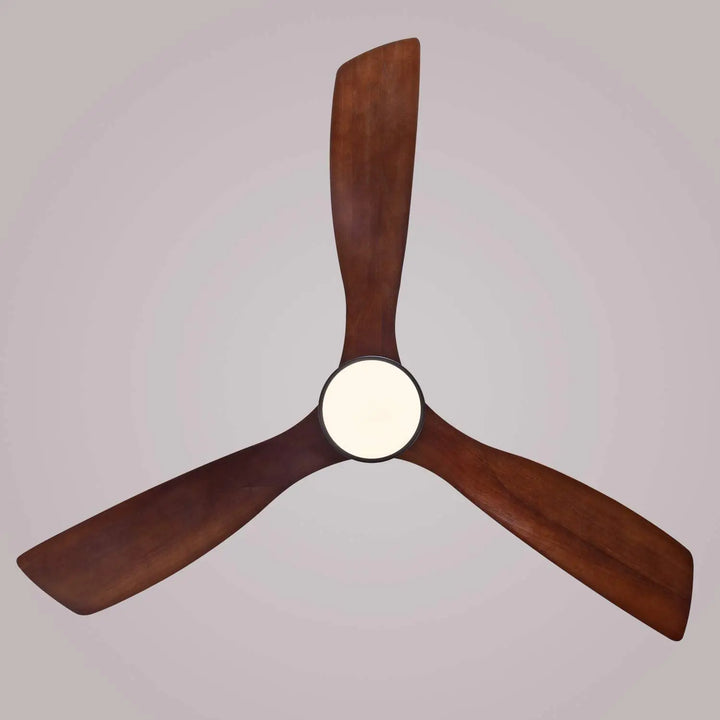 Industrial Ceiling Fans with Lights Remote Control Indoor Outdoor Wood Ceiling Fan with 3 Blade for Patio Living Room Bedroom