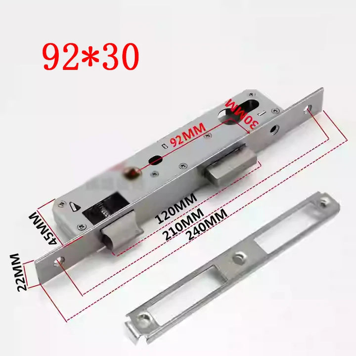 Broken Bridge 8525/9230 Series Screen Door Double Door Aluminum Alloy Black And White Gold And Silver High Low Door Lock Handle