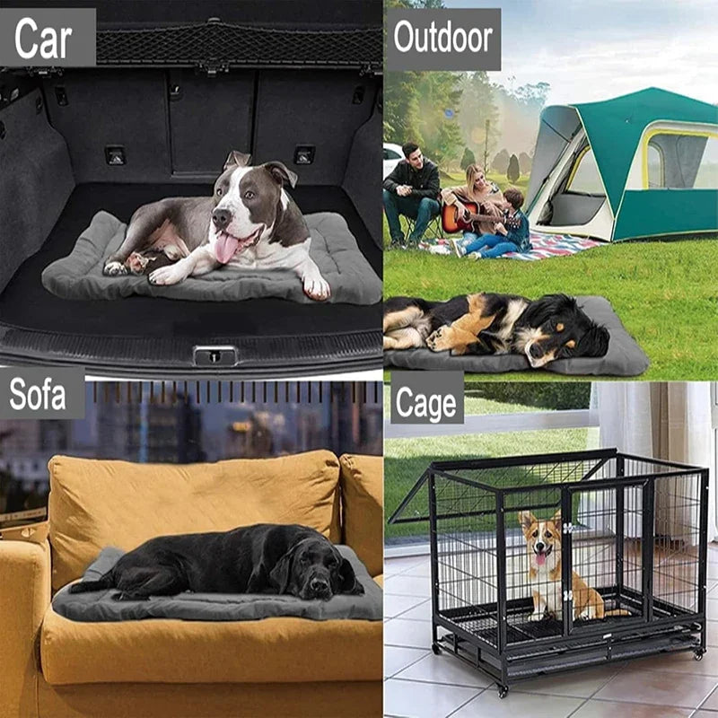 Foldable Outdoor Waterproof Dog Bed Blanket Picnic Dog Mat Car Seat for Small Medium Large Dogs Portable Camping Travel Pet Pad