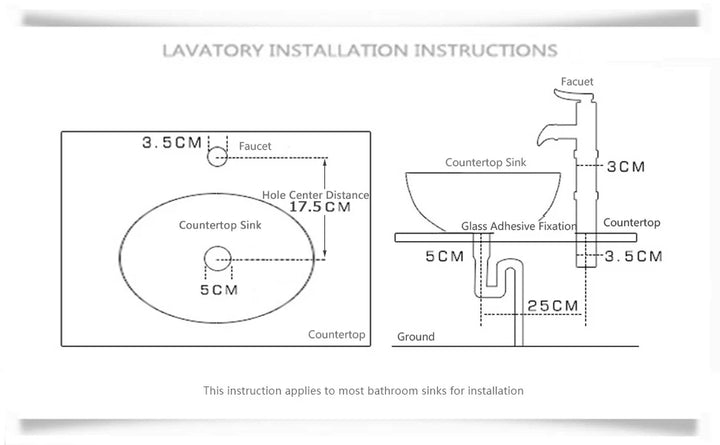 KEMAIDI Bathroom Vessel Sink 16 Inch Gold Ceramic Sink Bowl With Faucet Oval