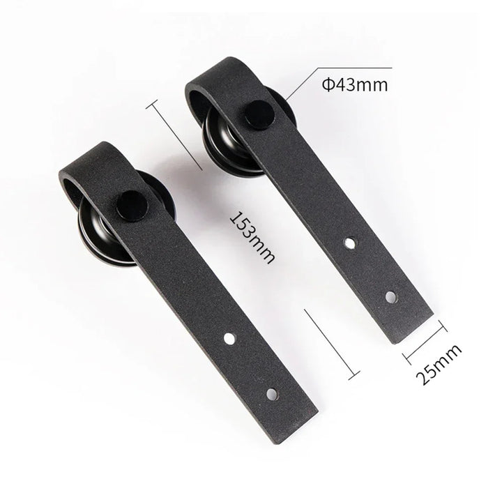 Gifsin-Sliding Door Hardware Drawer Slides Kit, Double Door TV Stands, Wardrobe Cabinets, Furniture Slide