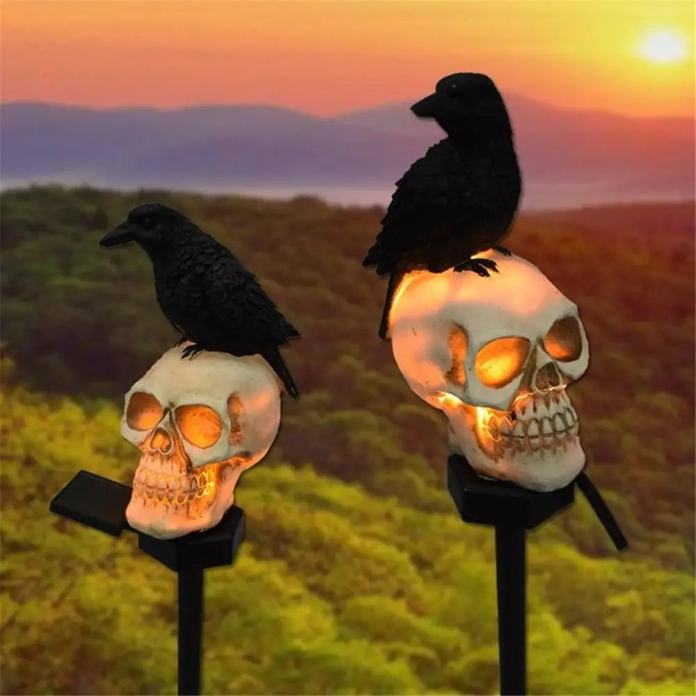 Halloween Outdoor Light Skeleton Ghost Horror Grimace Lighting Garden Decoration