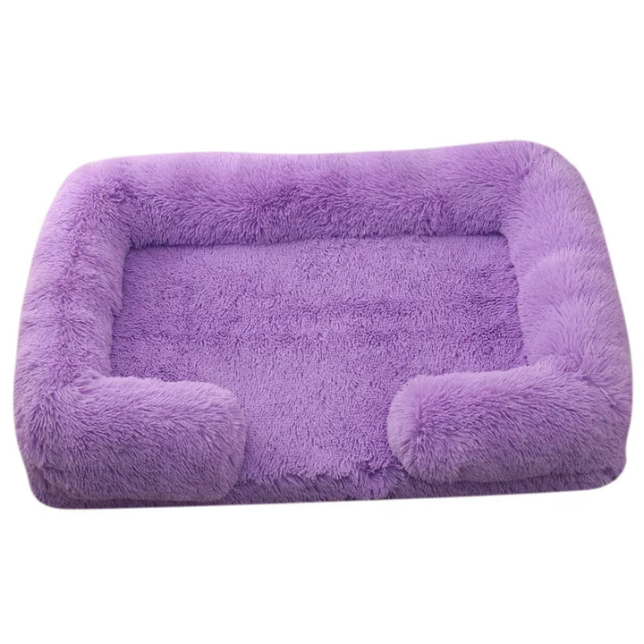 Large Dog Bed Dog Plush Pet Bed Winter Thickened Sleeping Bed Sofa Removable Pad