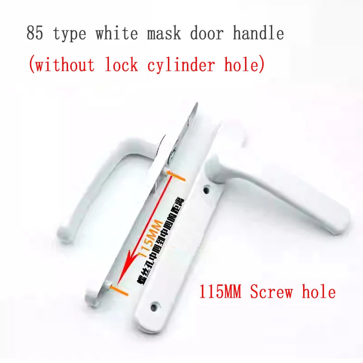 Broken Bridge 8525/9230 Series Screen Door Double Door Aluminum Alloy Black And White Gold And Silver High Low Door Lock Handle