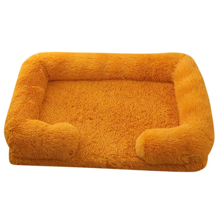 Large Dog Bed Dog Plush Pet Bed Winter Thickened Sleeping Bed Sofa Removable Pad