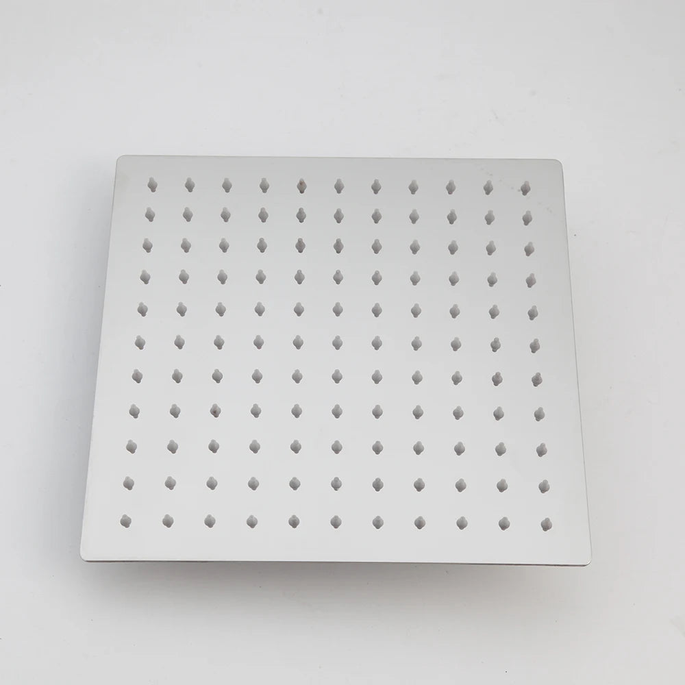 KEMAIDI Bathroom Wall Mount Thermostatic Rainfall Shower Faucet Set Chrome Concealed Shower System Waterfall Tub Spout Mixer Tap