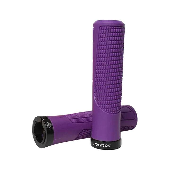 BUCKLOS Bicycle Handlebar Grip Ergonomic Lock on Bike Handle Cover Shock-absorbing Cycling Handles Bar Soft Mtb Grips