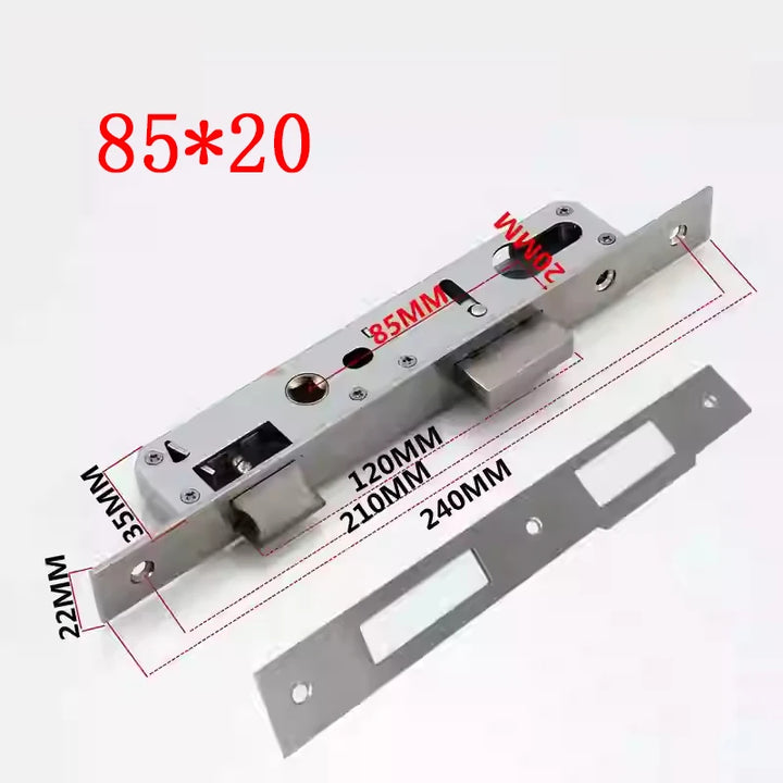 Broken Bridge 8525/9230 Series Screen Door Double Door Aluminum Alloy Black And White Gold And Silver High Low Door Lock Handle