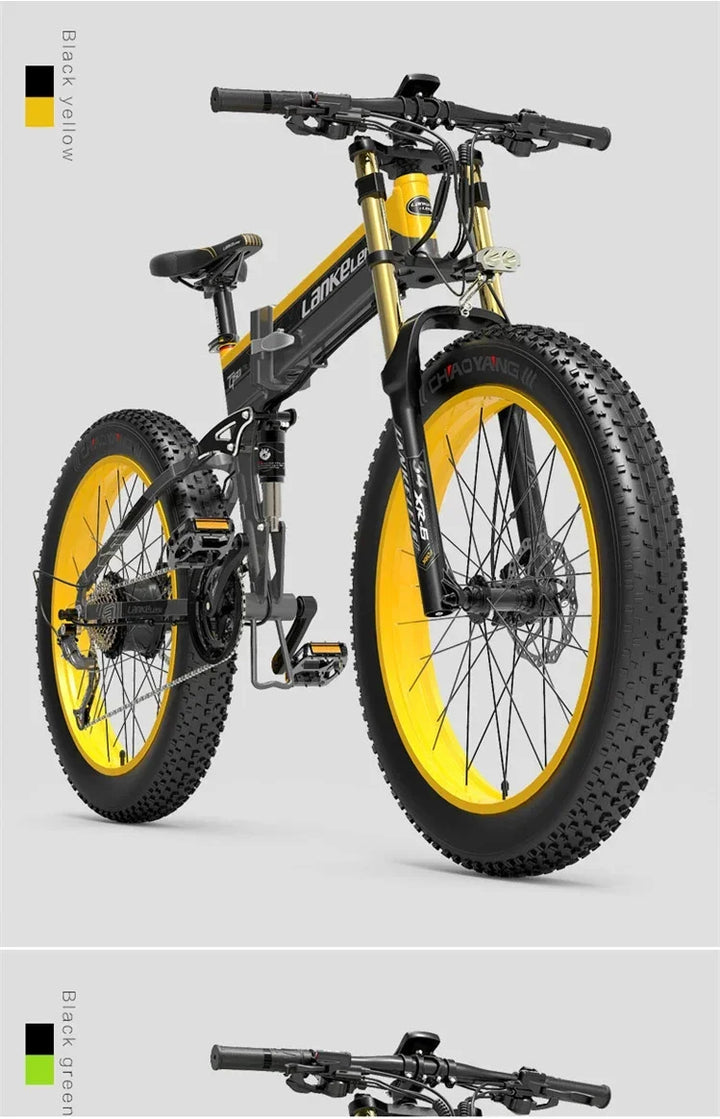 Ebike XT750 PLUS Adult 1000w48v17.5ah Battery Electric Bicycle 26 inch fat Tire Mountain Off road Electric Bicycle