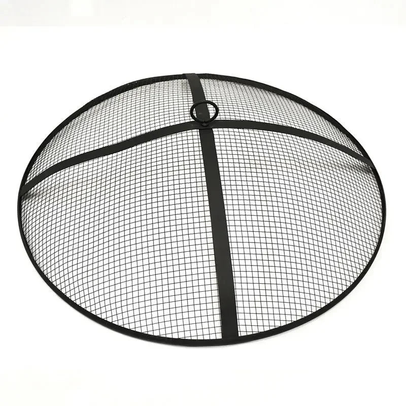 Camping Fire Pit Bonfire Stove Bonfire Activity Wood Basket Black Garden  Wood Stove Heating Furnace With Baking Net