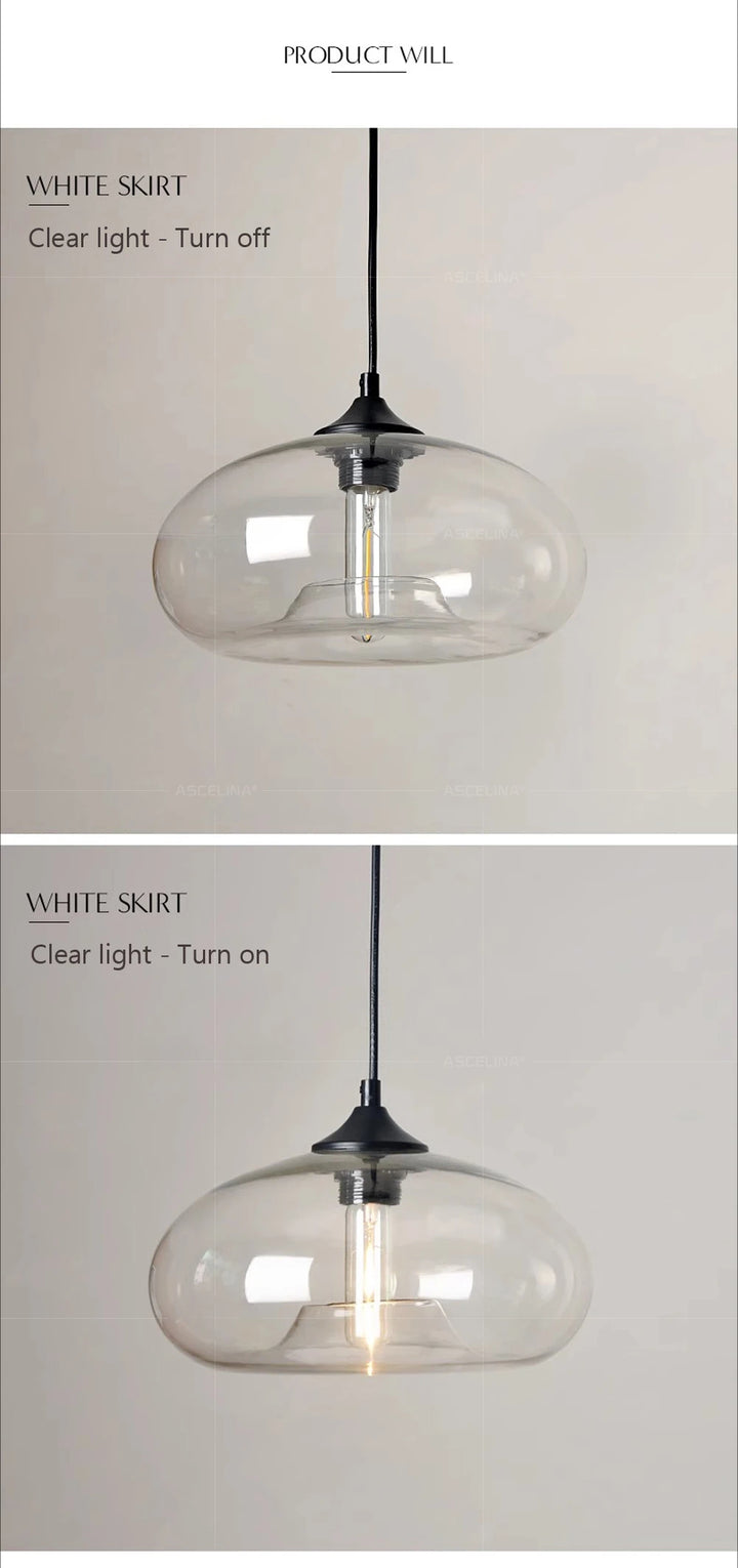 Modern Glass Colorful Pendant Lights Indoor Pendant Lamps