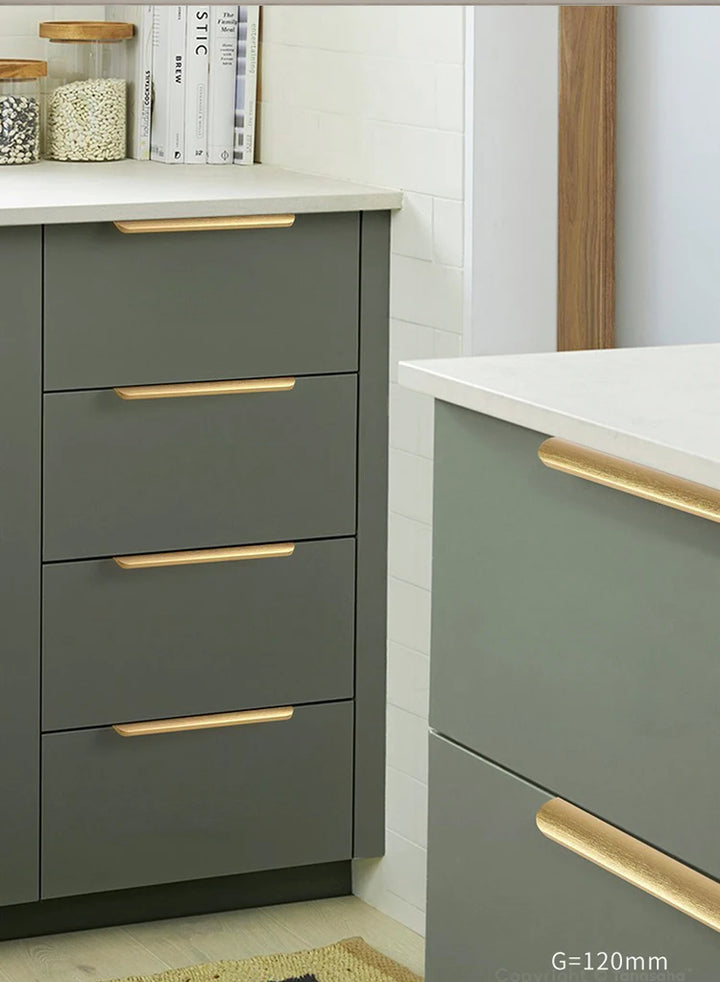 Hidden Cabinet Pulls Drawer Knobs Bedroom Door Handles Aluminum Alloy Kitchen Cupboard Door Pulls Furniture Handle Hardware