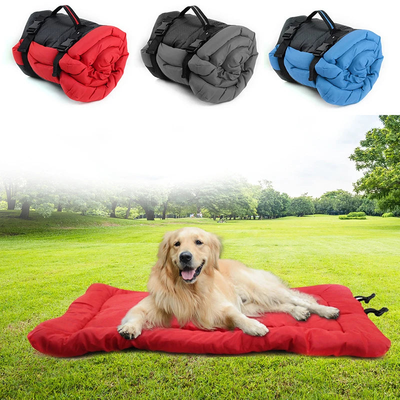 Foldable Outdoor Waterproof Dog Bed Blanket Picnic Dog Mat Car Seat for Small Medium Large Dogs Portable Camping Travel Pet Pad