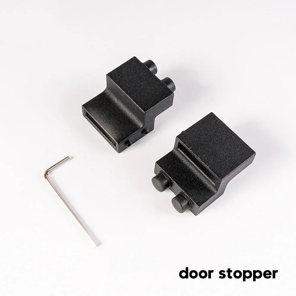 Gifsin-Sliding Door Hardware Drawer Slides Kit, Double Door TV Stands, Wardrobe Cabinets, Furniture Slide