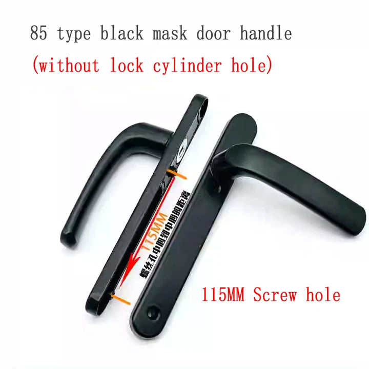 Broken Bridge 8525/9230 Series Screen Door Double Door Aluminum Alloy Black And White Gold And Silver High Low Door Lock Handle