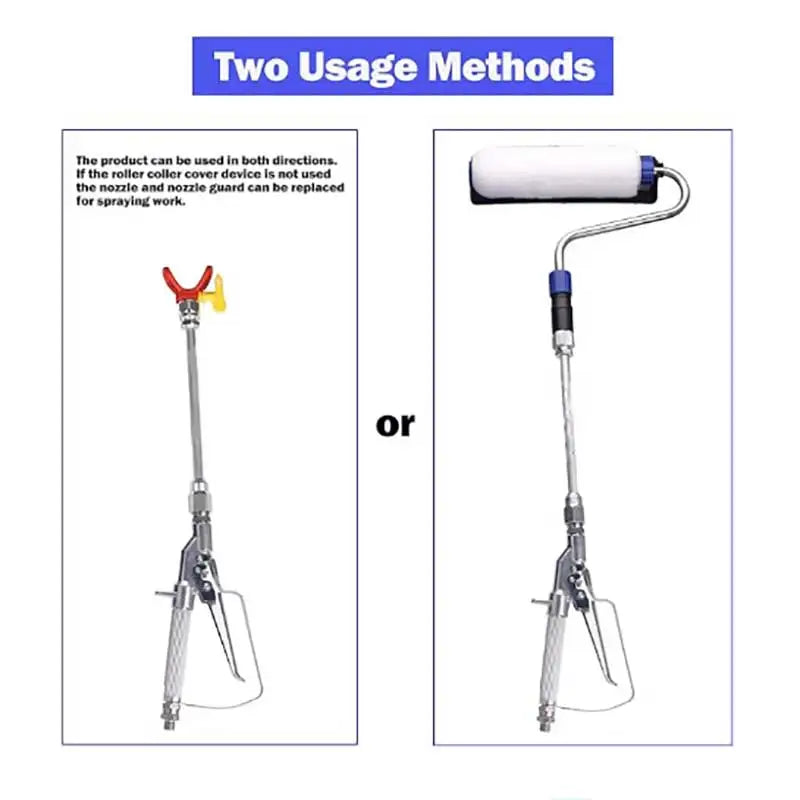 Inner Feed Airless Paint Spray Roller Sprayer Gun High Pressure Roller 10 Inches Extension for Titan Airless Paint Sprayer Parts