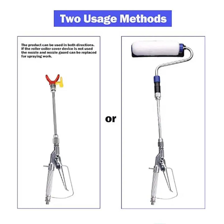 Inner Feed Airless Paint Spray Roller Sprayer Gun High Pressure Roller 10 Inches Extension for Titan Airless Paint Sprayer Parts