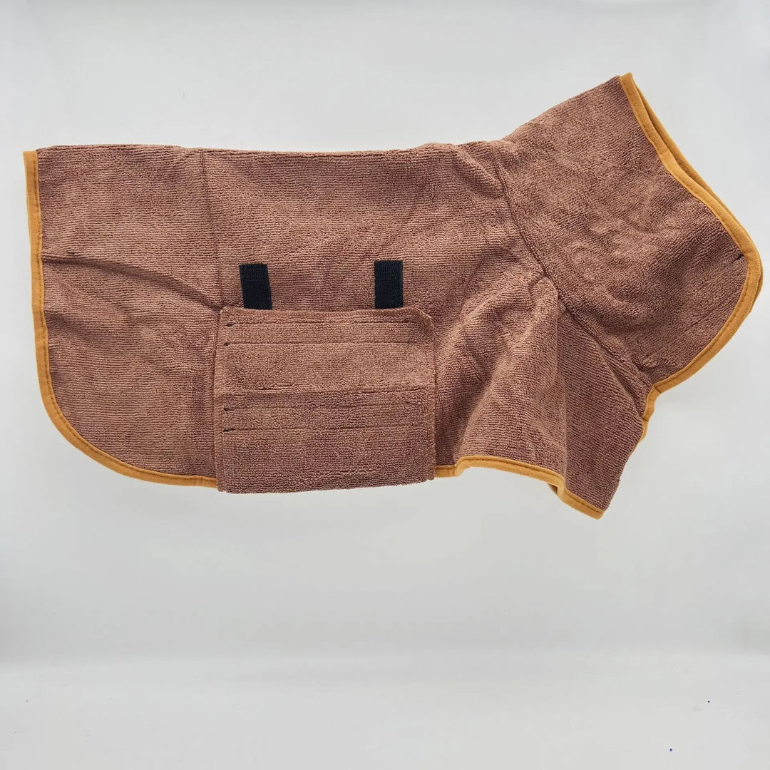 Dog Bathrobe Absorbent Pet Quick Drying Bath Towel Dogs Clean Absorbent Bathrobe Full Body Wrap Cat