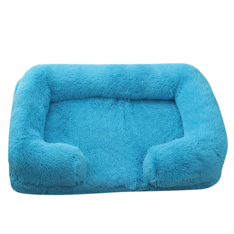 Large Dog Bed Dog Plush Pet Bed Winter Thickened Sleeping Bed Sofa Removable Pad
