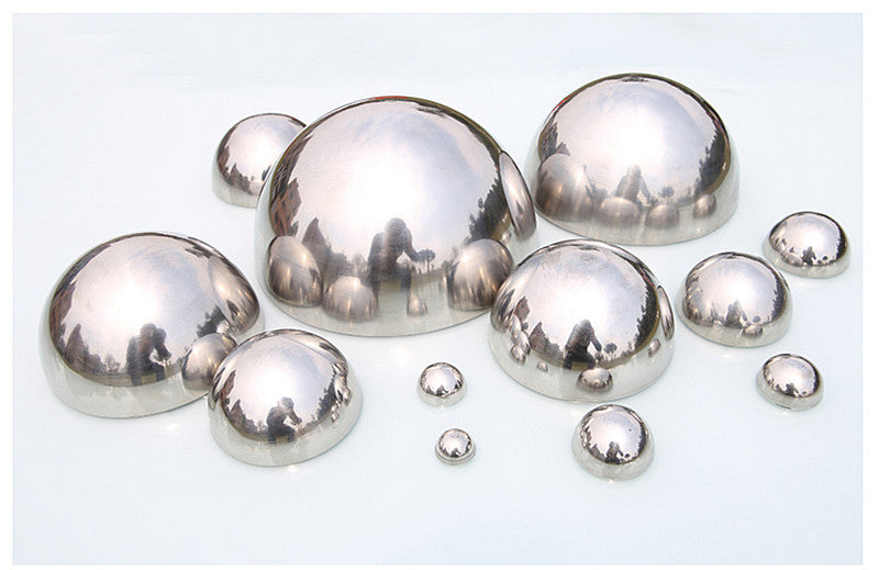 Diameter 19mm-600mm 304 material 1.5mm thick stainless steel hemispherical mirror hollow Garden Art