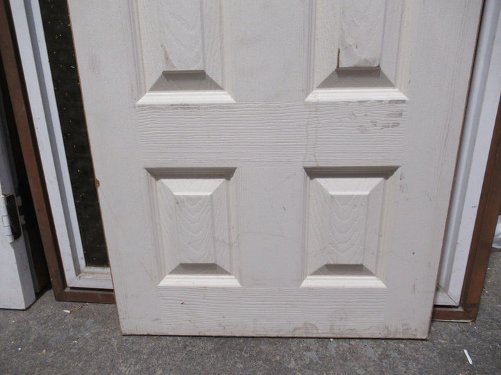 Modern 6 Panel Hollowcore Door   1980H x 560W x 35D