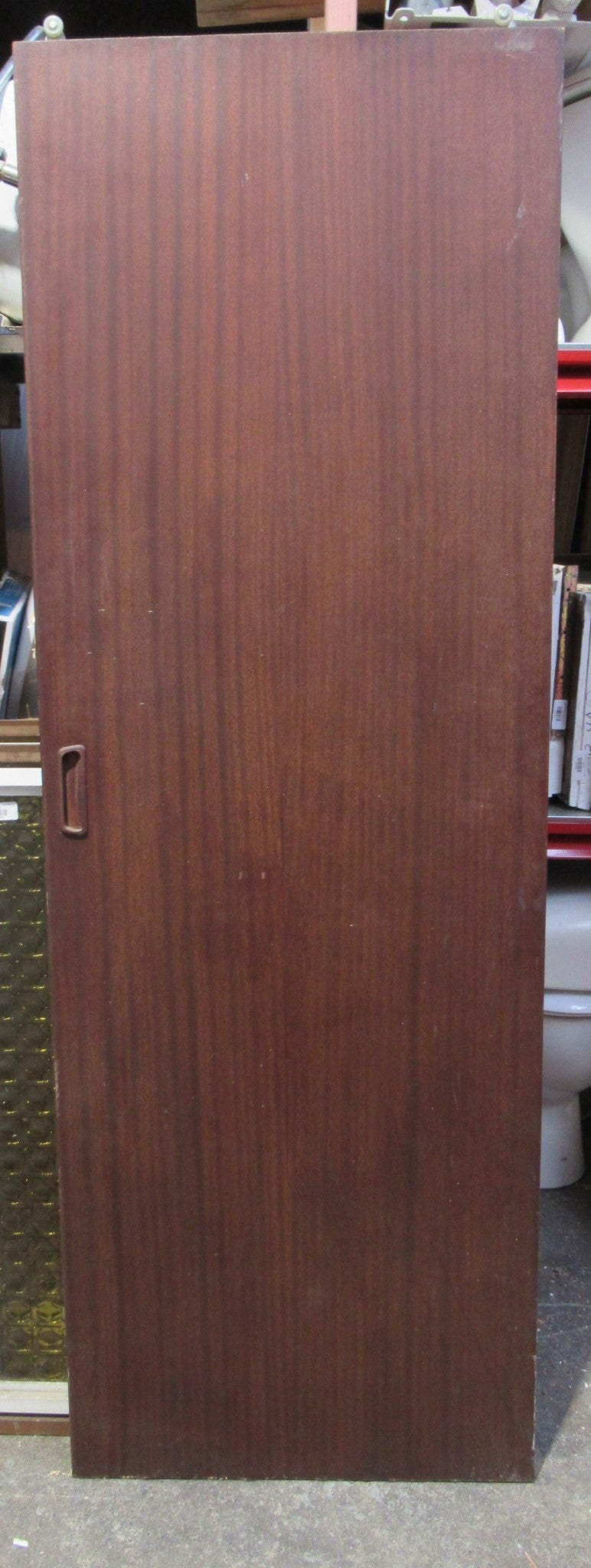 Brown Veneer Timber Sliding Door (Set of 3)     1910H x 660W x 35D