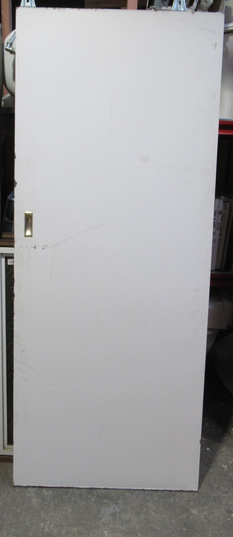 White Hollowcore Sliding Door   1960H x 810W x 35D